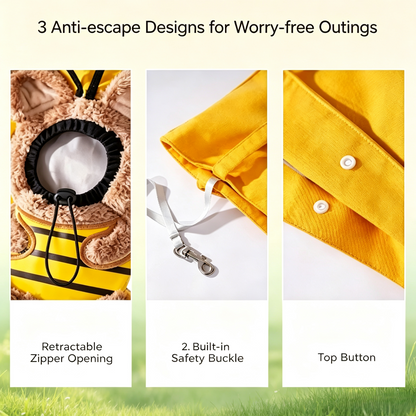 Cute Bee‑Themed Pet Carrier Tote Bag