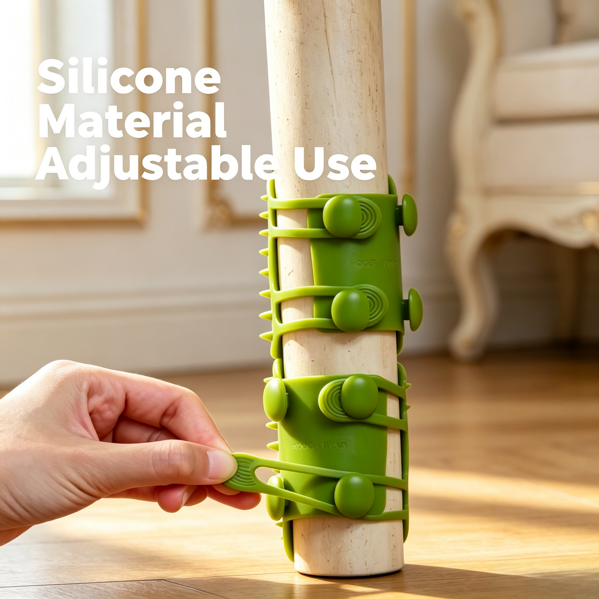 Adjustable Table‑Leg Pet Scratcher &amp; Grooming Tool