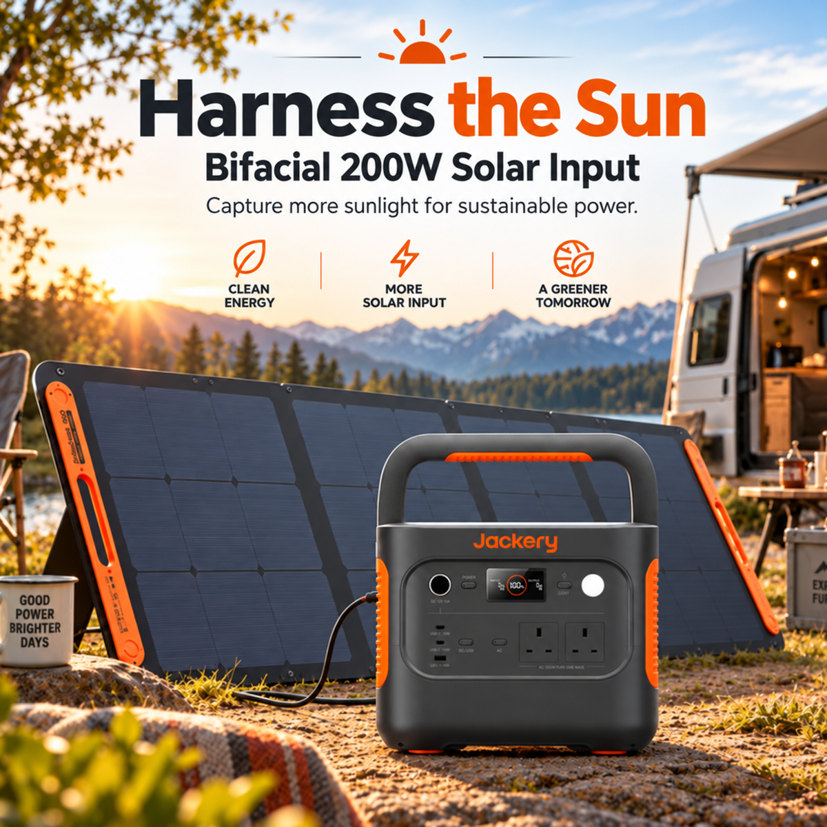 1070Wh Solar Generator Kit + FREE 200W Solar Panel (Limited BOGO)